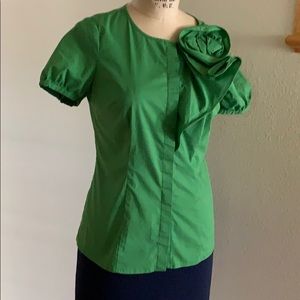 LIMITED green blouse